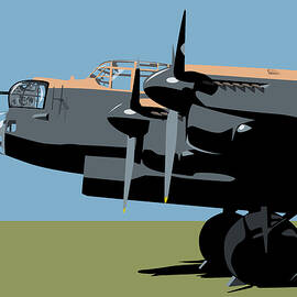 Avro Lancaster Bomber by Michael Tompsett
