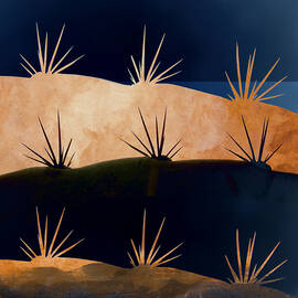 Baja Landscape Number 1 Square by Carol Leigh