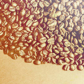 Bean background with coffee space by Jorgo Photography