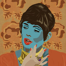 Beautiful Lips - Abigail's Party - Alison Steadman by BFA Prints