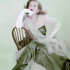 Bette Davis in Green by Erwin Blumenfeld