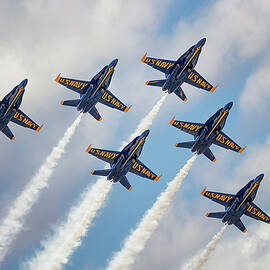 Blue Angels Delta Formation by American Landscapes