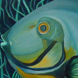 Blue Fish by Angeles M Pomata