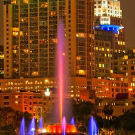 Blue Lake Eola Fountain by Adam Jewell