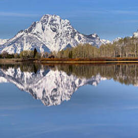 Blue Morning At Oxbow Bend by Adam Jewell