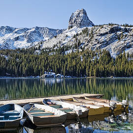 Boats at Dock by Kelley King