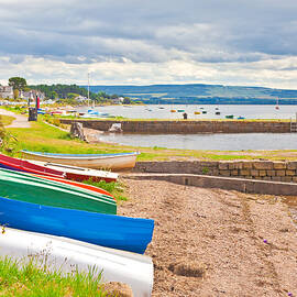 Boats at Findhorn by Tom Gowanlock