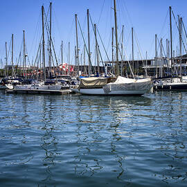 Boats on Blue by Georgia Clare
