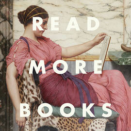 Book Worm Art Print by Georgia Clare