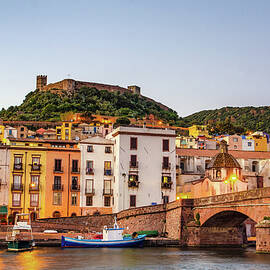 Bosa and the Old Castle, Oristano, Sardinia by Miroslav Liska