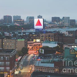 Boston Skyline Aerial Citgo Sign Photo by Paul Velgos