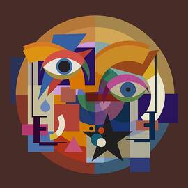 Bowie Bauhaus by BFA Prints