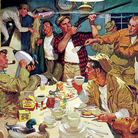 Breakfast At The Hunting Cabin by J Dwyer