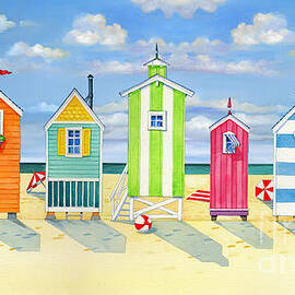Brighton Beach Huts by Paul Brent