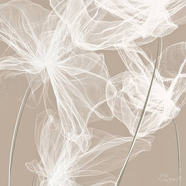 Brown And Beige Abstract by Lourry Legarde