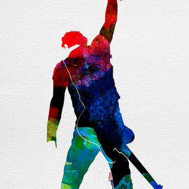 Bruce Watercolor by Naxart Studio