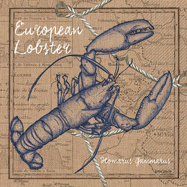Burlap Lobster by Debbie DeWitt