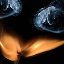 Burning match by Sami Sarkis Photography