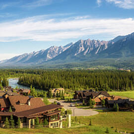 Canmore in canadian Rocky Mountains by Miroslav Liska