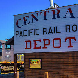 Central Pacific Rail Road Depot by Garry Gay