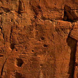 Chaco Culture Petroglyph Panel by Adam Jewell