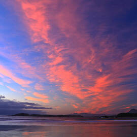 Chesterman Beach Sunset Portrait by Adam Jewell