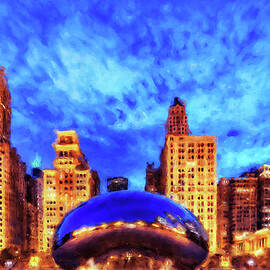 Chicago Panorama - 05 by AM FineArtPrints
