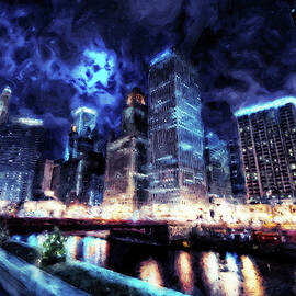 Chicago Panorama - 06 by AM FineArtPrints