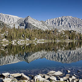 Chickenfoot Lake with reflection by Kelley King
