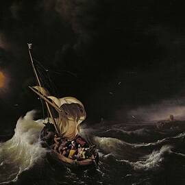 Christ in the Storm on the Sea of Galilee by Ludolph Backhuysen