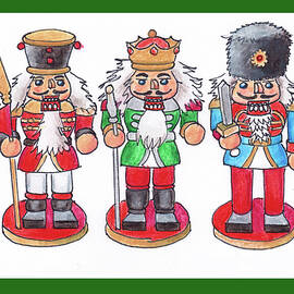 Christmas Nutcrackers by Mary Helmreich