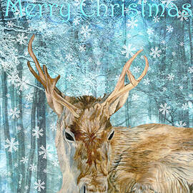 Christmas Reindeer by Angeles M Pomata