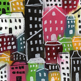 City Stories- Colorful by Linda Woods