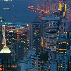Cityscape from Victoria Peak by Sami Sarkis Photography