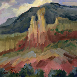 Cliff Chimneys at Georgia O'Keeffe's Ghost Ranch by Diane McClary