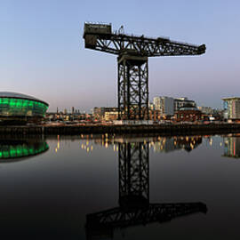 Clyde Waterfront After Sunset by Grant Glendinning