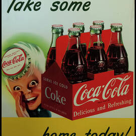 Coca Cola antique sign by Flees Photos
