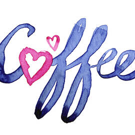 Coffee Lover Typography by Olga Shvartsur