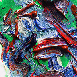 Colorful paint strokes with paint brush by Jorgo Photography