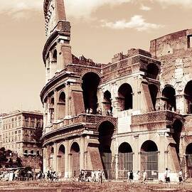 Colosseum Toned Sepia by Stefano Senise