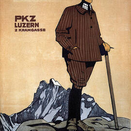 Confection KEHL - Men's Clothing - Vintage Advertising Poster by Studio Grafiikka
