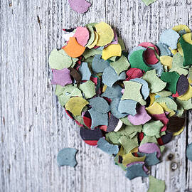 Confetti Heart by Nailia Schwarz