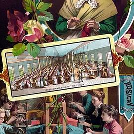 Cooper, Wells and Co. Seamless Hosiery - Vintage Advertising Poster by Studio Grafiikka