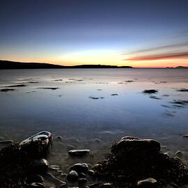 Coral beach twilight by Grant Glendinning