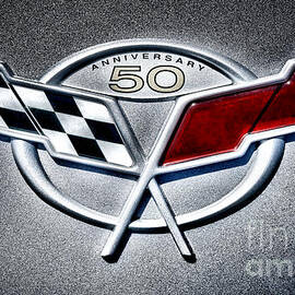 Corvette Fifty Anniversary Badge by Olivier Le Queinec