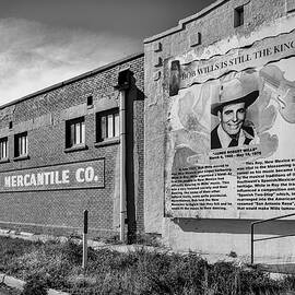 Country Legend Bob Wills in Roy New Mexico by Mary Lee Dereske
