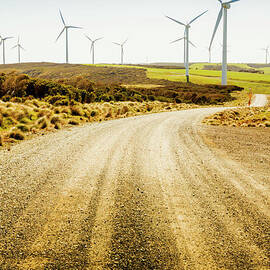 Country roads and scenic windfarms by Jorgo Photography