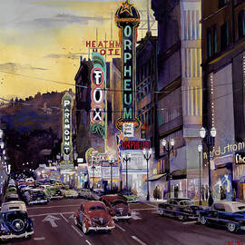 Crusin' Broadway in the Fifties by Mike Hill