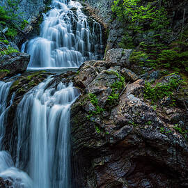 Crystal Cascade Pinkham Notch New Hampshire by Jeff Sinon