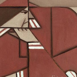 Cubism Pete Rose Art Print by Tommervik